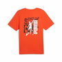 Camiseta de Manga Corta Hombre Puma Graphics Puma Sports Club Naranja