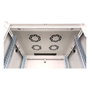 ROLINE 26.21.0031 Bastidor de Red Rack 22 HE 19 Pulgadas, 22U, 600 mm Ancho x 600 mm Profundo, Puerta Frontal de Cristal Gris