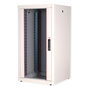 ROLINE 26.21.0031 Bastidor de Red Rack 22 HE 19 Pulgadas, 22U, 600 mm Ancho x 600 mm Profundo, Puerta Frontal de Cristal Gris