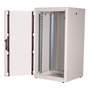 ROLINE 26.21.0031 Bastidor de Red Rack 22 HE 19 Pulgadas, 22U, 600 mm Ancho x 600 mm Profundo, Puerta Frontal de Cristal Gris