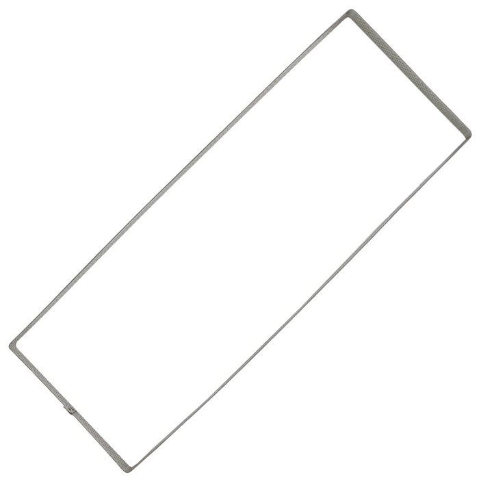 Lily Cook Molde Marco Perforado Rectangular Repostería 22X12X2 cm para Galletas, Tartas y Quiches
