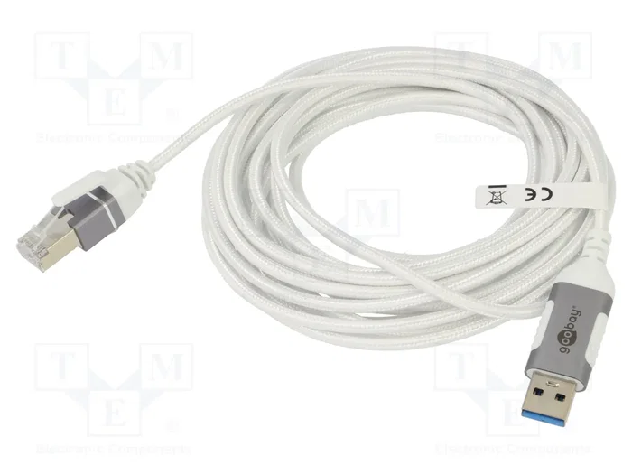 GOOBAY Cable USB 3.0 a RJ45 Cat 6 Slim 5m GOOBAY Cable USB 3.0 a RJ45 Cat 6 Slim 5m