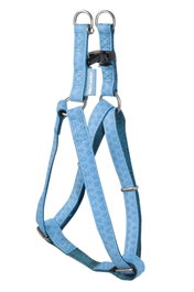 Nayeco Arnés Mac Leather Azul 20mm x 50-75cm