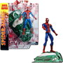 Diamond Select Toys Figura Marvel Select Spider-Man Articulado 18 cm con Base - Figura de Acción Coleccionable