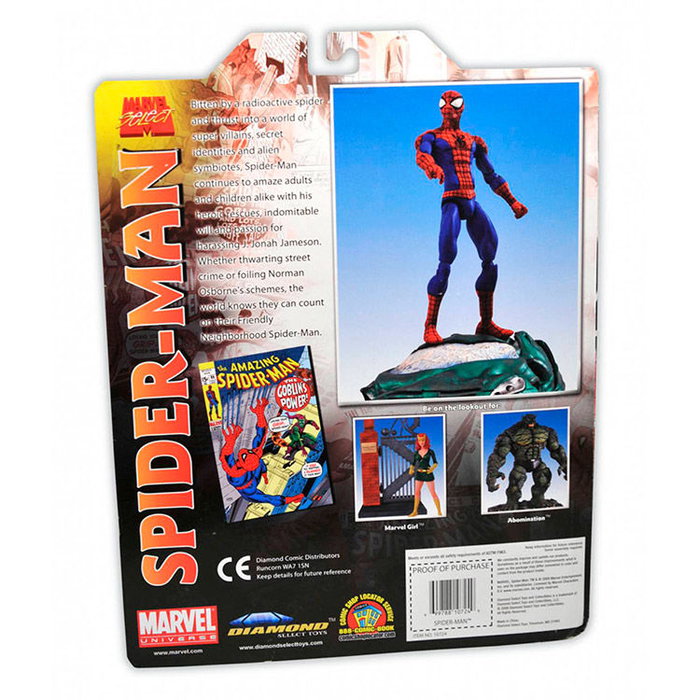 Diamond Select Toys Figura Spiderman Marvel 18cm