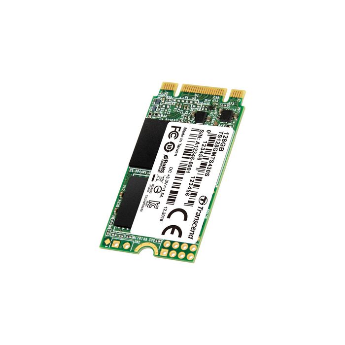 Transcend MTS430S 128GB M.2 SSD SATA III Transcend MTS430S 128GB M.2 SSD SATA III
