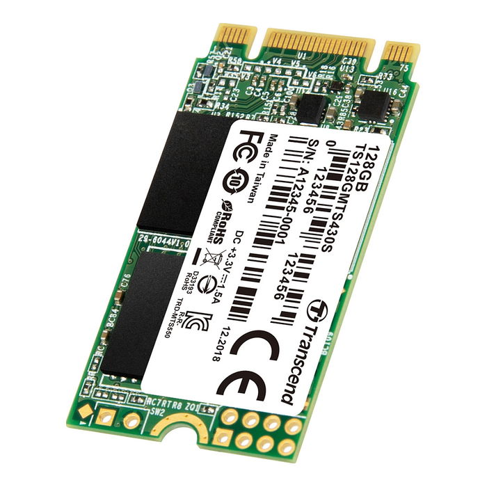 Transcend SSD 128GB M.2 2242 SATA3 B+M Key TLC