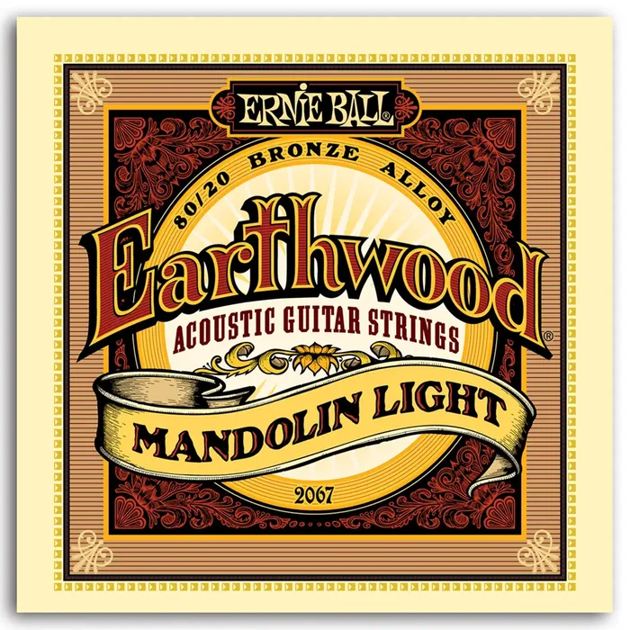 ERNIEBALL Juego Mandolina Earthwood Light 9-34 Cuerdas
