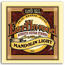 ERNIEBALL Juego Mandolina Earthwood Light 9-34 Cuerdas
