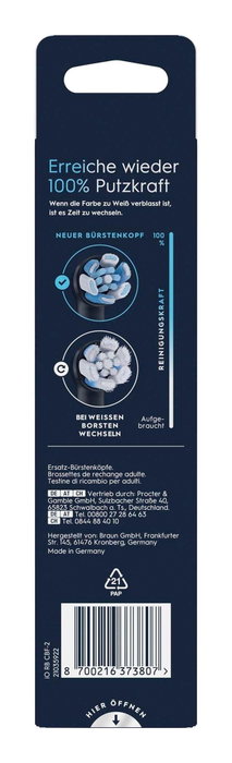 Oral-B Cabezales de repuesto iO Ultimate Reinigung Pack doble - Negro Oral-B Cabezales de repuesto iO Ultimate Reinigung Pack doble - Negro