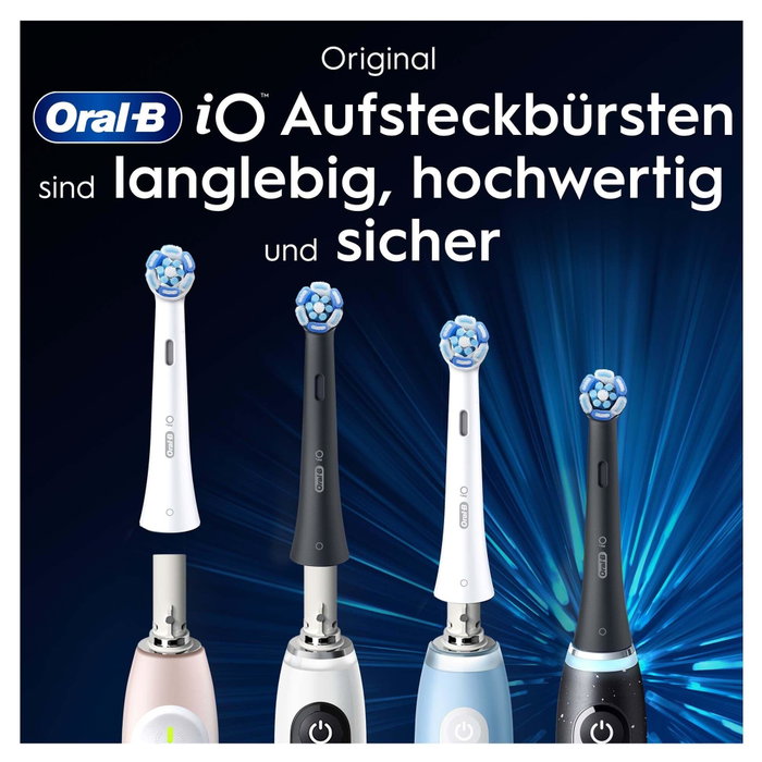 Oral-B Cabezales de repuesto iO Ultimate Reinigung Pack doble - Negro Oral-B Cabezales de repuesto iO Ultimate Reinigung Pack doble - Negro