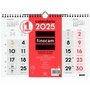 Finocam Calendario de Pared 2025 Números Grandes Neutro 300x210 mm