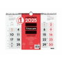 Finocam Calendario de Pared 2025 Números Grandes Neutro 300x210 mm