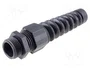 HELU Sello aislante M12 con manguito negro