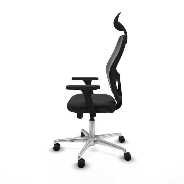 PIQUERAS Y CRESPO Silla de oficina Jorquera con mecanismo Sincro/Traslack y Brazos 3D, Negro PIQUERAS Y CRESPO Silla de oficina Jorquera con mecanismo Sincro/Traslack y Brazos 3D, Negro