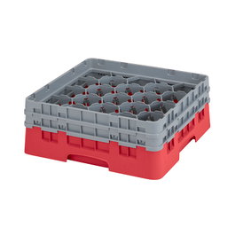 CAMBRO Cesta de lavado 20 compartimentos Rojo