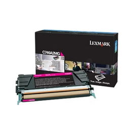 Lexmark Optra C Toner C746A3MG, Cartucho de Tóner Color Magenta, para Impresoras Lexmark Optra C