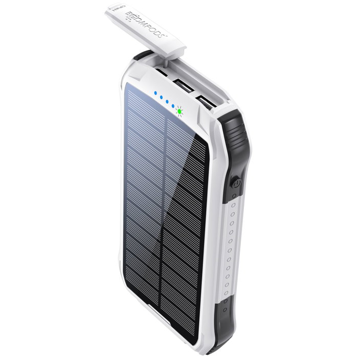 Boompods Neutron Solar Powerbank 10.000mAh Blanco