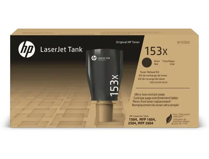 HP Kit de recarga de tóner Original 153X LaserJet Tank, Negro, 5000 páginas HP Kit de recarga de tóner Original 153X LaserJet Tank, Negro, 5000 páginas