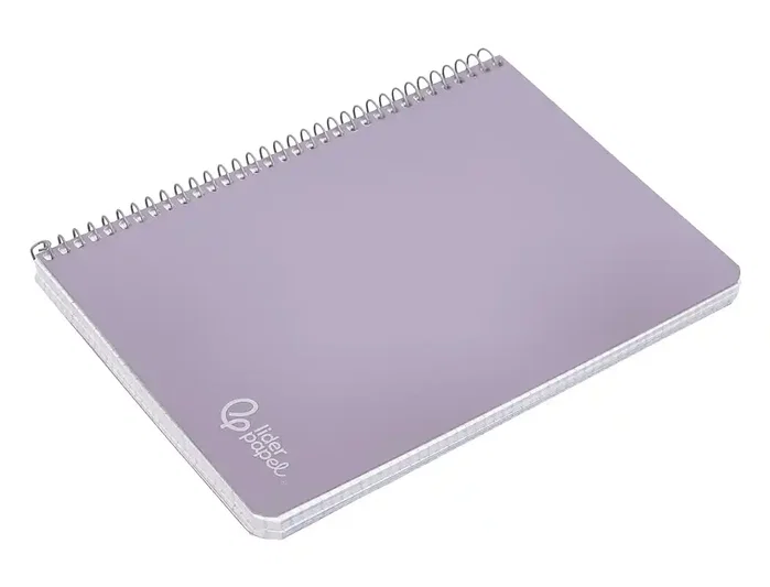 Liderpapel Cuaderno espiral Witty A4 tapa dura violeta 80h 90gr cuadro 4mm Liderpapel Cuaderno espiral Witty A4 tapa dura violeta 80h 90gr cuadro 4mm