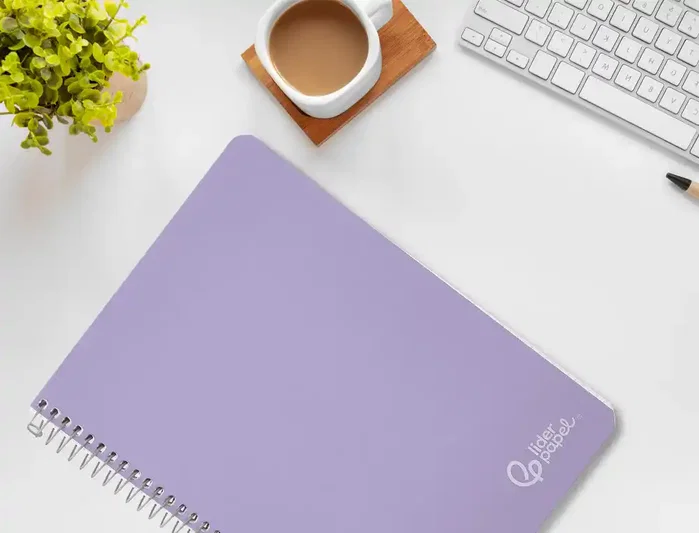 Liderpapel Cuaderno espiral Witty A4 tapa dura violeta 80h 90gr cuadro 4mm Liderpapel Cuaderno espiral Witty A4 tapa dura violeta 80h 90gr cuadro 4mm