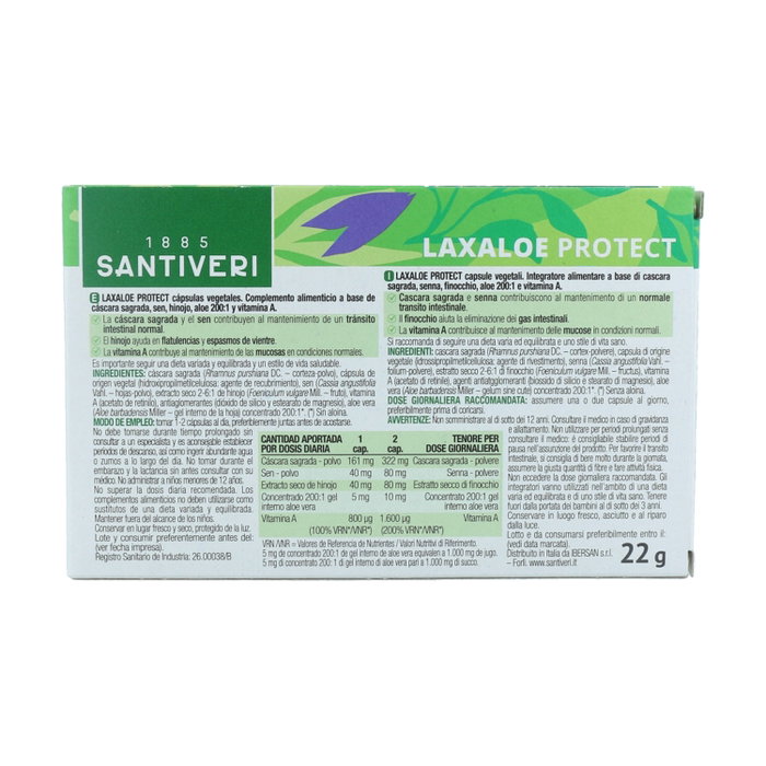 Santiveri LaxAloe 60 cápsulas Santiveri LaxAloe 60 cápsulas