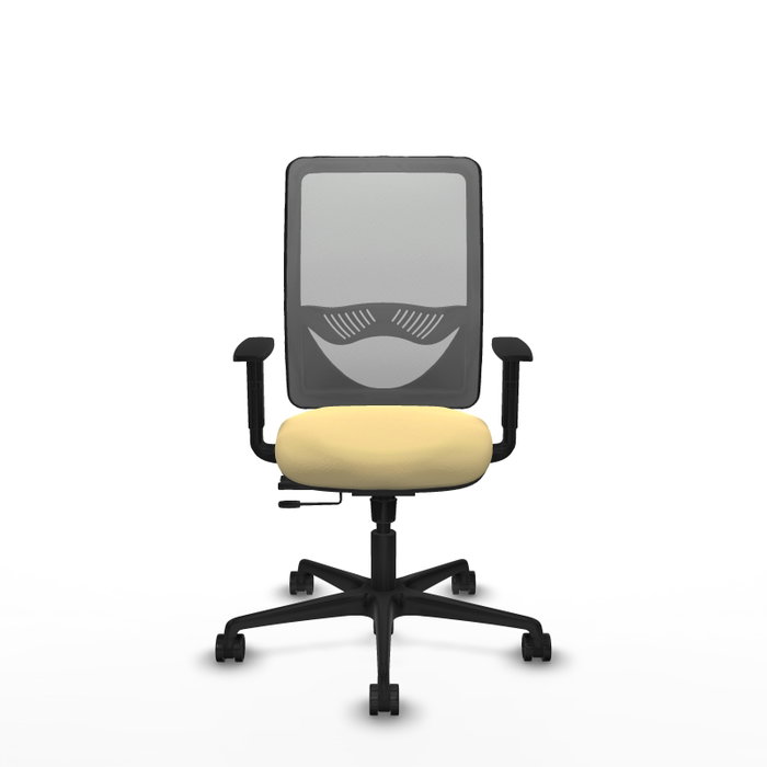 PIQUERAS Y CRESPO Silla de oficina Zulema Sincro/Traslack Crema y Gris PIQUERAS Y CRESPO Silla de oficina Zulema Sincro/Traslack Crema y Gris