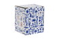 DKD Home Decor Taza para Infusiones Boho Porcelana y Acero Inoxidable Azul Rojo 9 x 11 x 12 cm 380ml (4 Unidades)