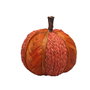 Atosa Calabaza Decorativa de Mimbre Trenzada Artesanal 17x15 cm