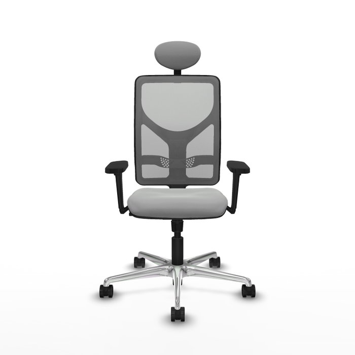 PIQUERAS Y CRESPO Silla de oficina Motilla Gris con Mecanismo Sincro PIQUERAS Y CRESPO Silla de oficina Motilla Gris con Mecanismo Sincro