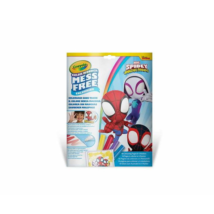 Crayola Set Colorea sin Manchas Color Wonder Spidey Crayola Set Colorea sin Manchas Color Wonder Spidey