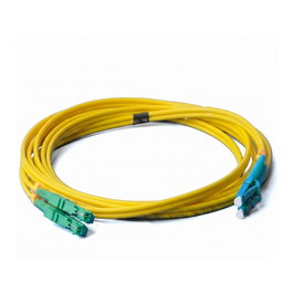EFB Elektronik Duplex Patchkabel LC-SC/APC OS2 G652D 5m Amarillo