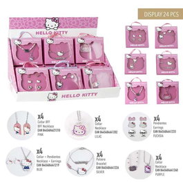 Cerdá Bisuteria Display Hello Kitty Diseños 1-6 - Set de Exhibición de Joyería, Color Rosa