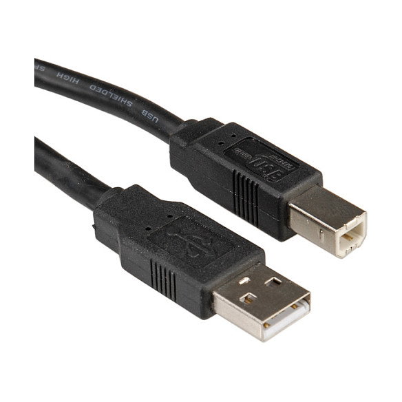 Roline Cable USB 2.0 Tipo A-B Negro 3 m
