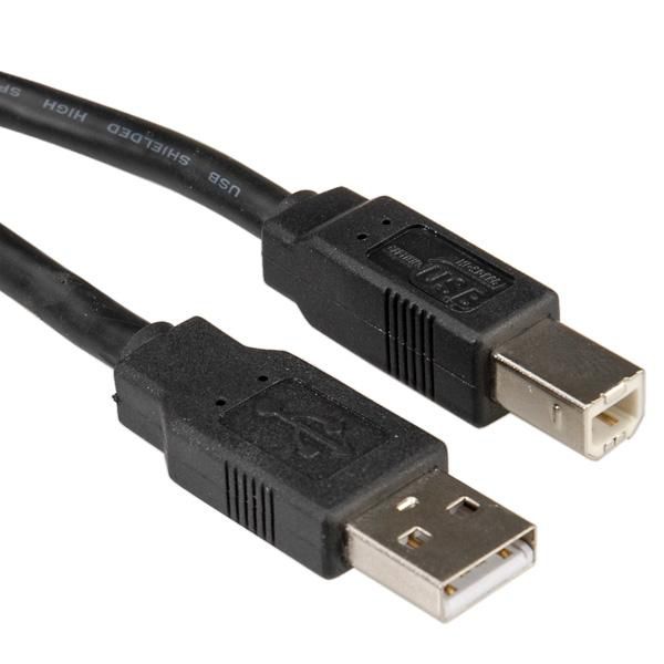 Roline USB 2.0 Cable, Type A-B 3 M Roline USB 2.0 Cable, Type A-B 3 M