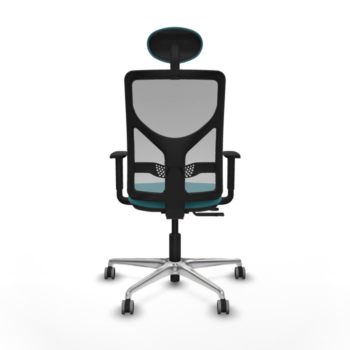 PIQUERAS Y CRESPO Silla de oficina Motilla con mecanismo Sincro/Traslack, Turquesa y Gris PIQUERAS Y CRESPO Silla de oficina Motilla con mecanismo Sincro/Traslack, Turquesa y Gris