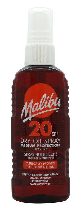Malibu Aceite Seco Vaporizador SPF20 100ml Malibu Aceite Seco Vaporizador SPF20 100ml