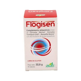 AVD REFORM Flogisen 40 Cápsulas - Complemento Alimenticio con Boswellia, Cúrcuma y Jengibre para Apoyo Articular