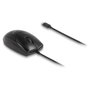 DeLOCK Ratón de escritorio óptico USB Tipo C silencioso, Negro