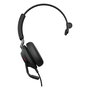 Jabra Evolve2 40 SE USB C/A MS Mono - Auriculares de diadema supraaurales monoaurales para oficina y centro de llamadas, Negro