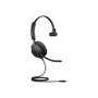 Jabra Evolve2 40 SE Mono Auricular Cable USB-C/A Aislamiento Ruido Teams