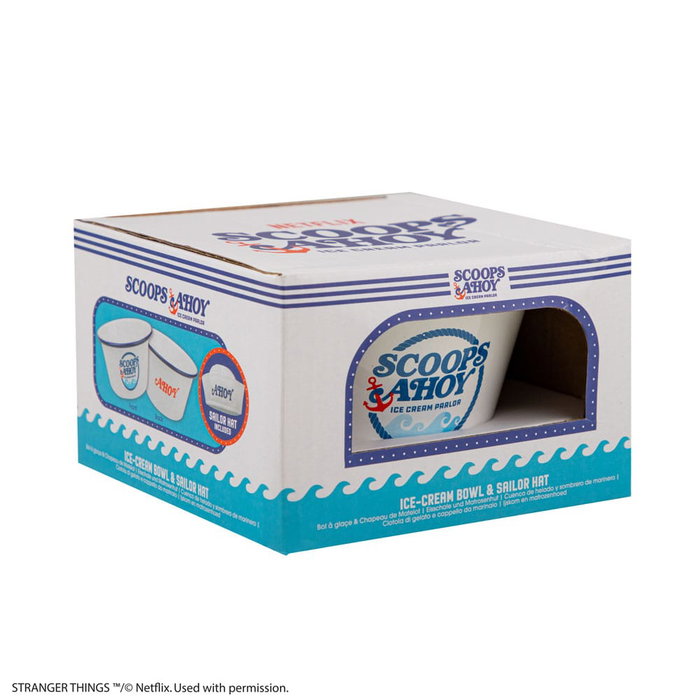Stranger Things Tazón de helado con gorra de marinero Scoops Ahoy