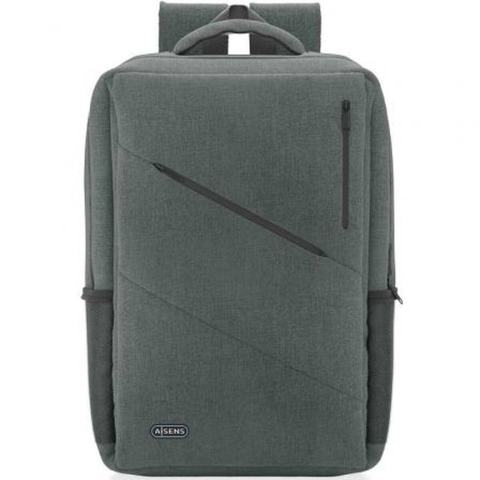 Aisens Mochila Urbana y de Oficina ASBG-BP085-GR para Portátil 15.6 pulgadas, Gris