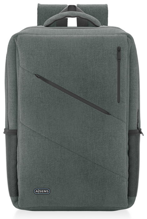 Aisens Mochila Urbana y de Oficina ASBG-BP085-GR para Portátil 15.6 pulgadas, Gris