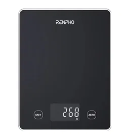 Renpho Calibra 1L Báscula de Cocina Negra