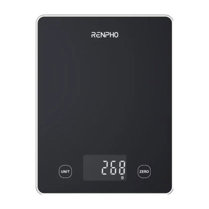 Renpho Calibra 1L Báscula de Cocina Negra