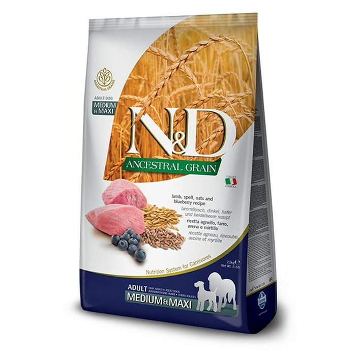 Farmina ND Dog Ancestral Medium Maxi Cordero 12kg