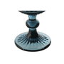 DKD Home Decor Set de 6 Copas de Cristal Rayado Azul 380ml