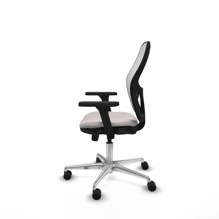 PIQUERAS Y CRESPO Silla de oficina Jorquera Blanca con mecanismo Sincro/Traslack