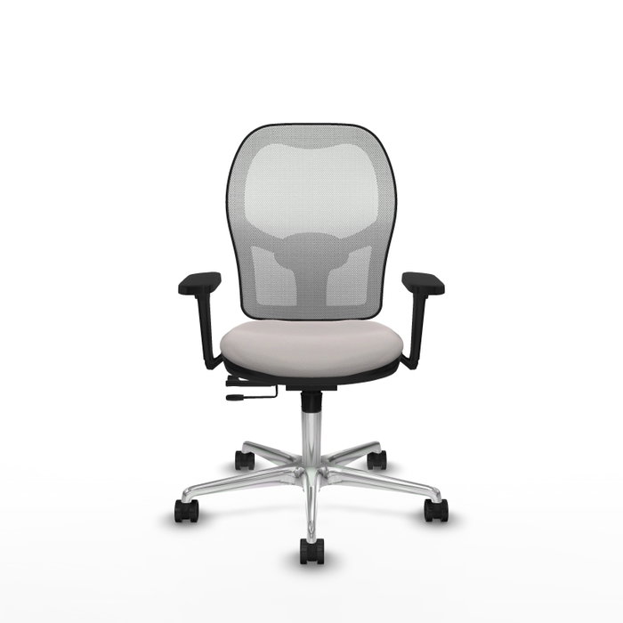 PIQUERAS Y CRESPO Silla de oficina Jorquera Blanca con mecanismo Sincro/Traslack